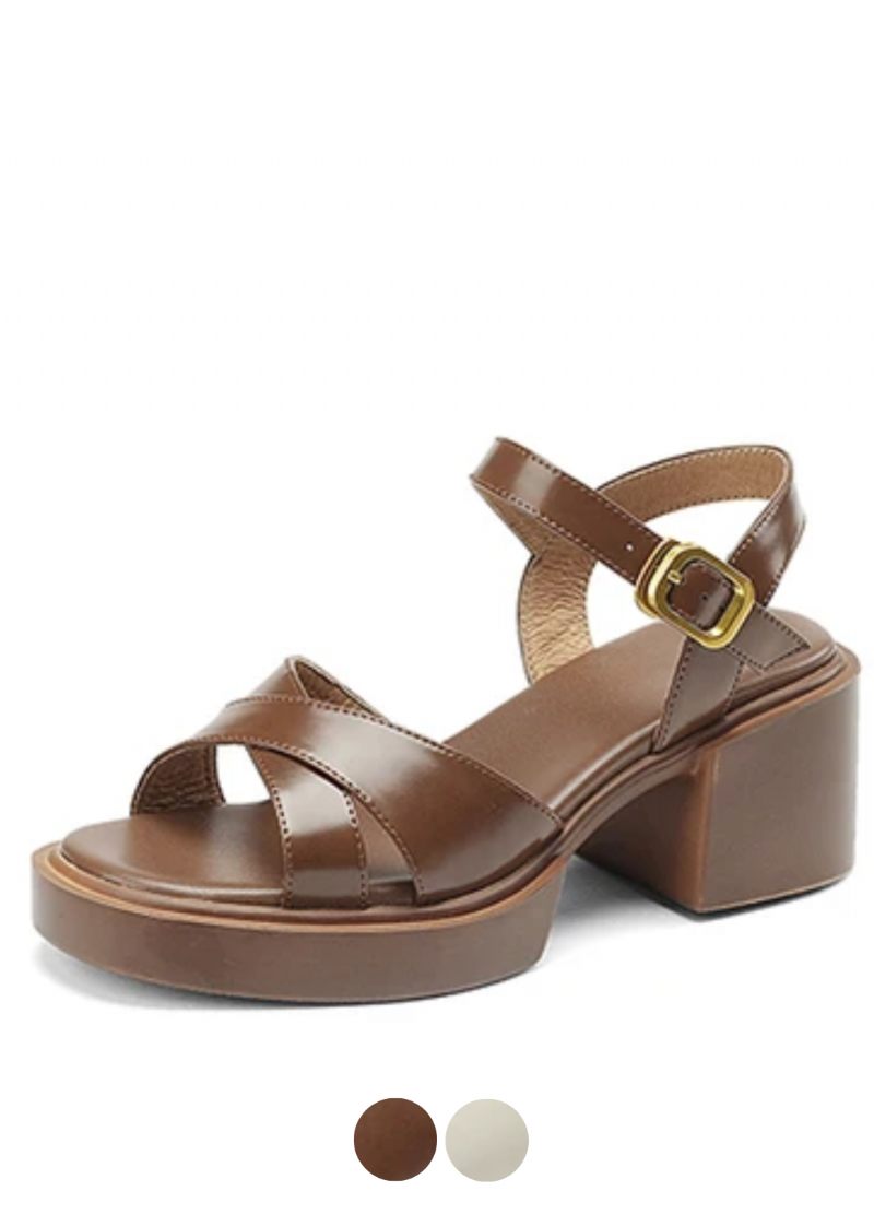 Eladia Lack-sandaler För Kvinnor