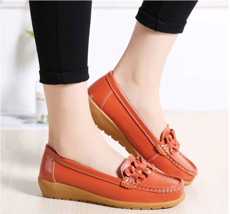 Elauris Dam Loafer Skor - Gul