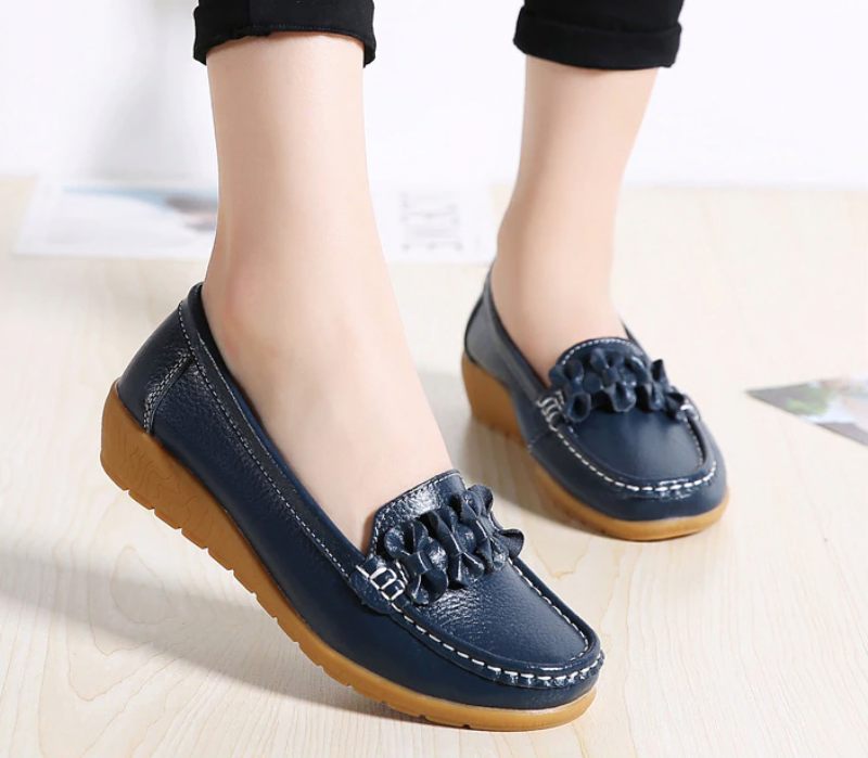 Elauris Dam Loafer Skor - Gul