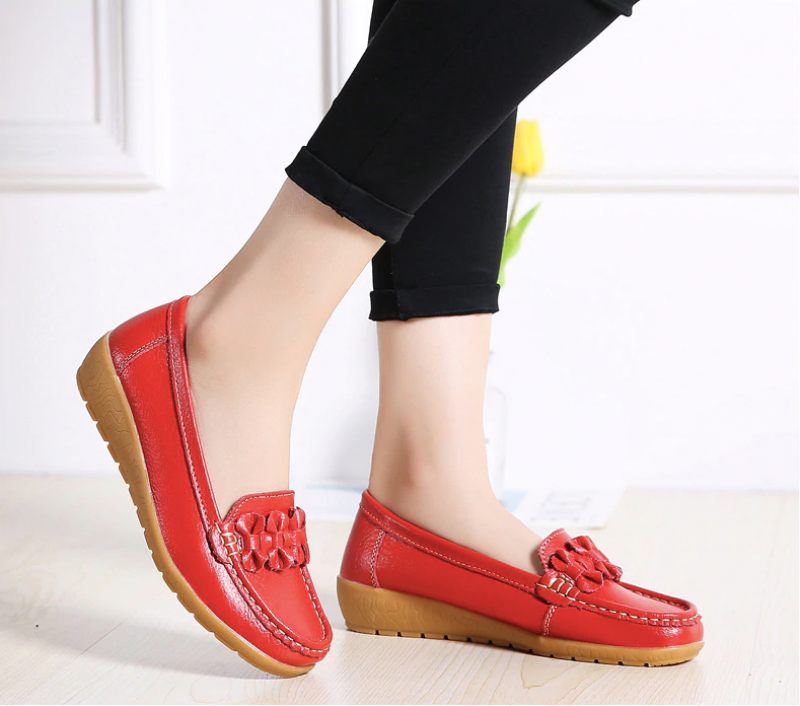 Elauris Dam Loafer Skor - Gul