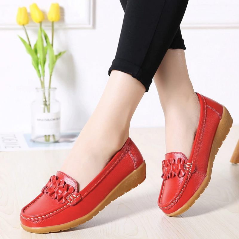Elauris Dam Loafer Skor - Gul