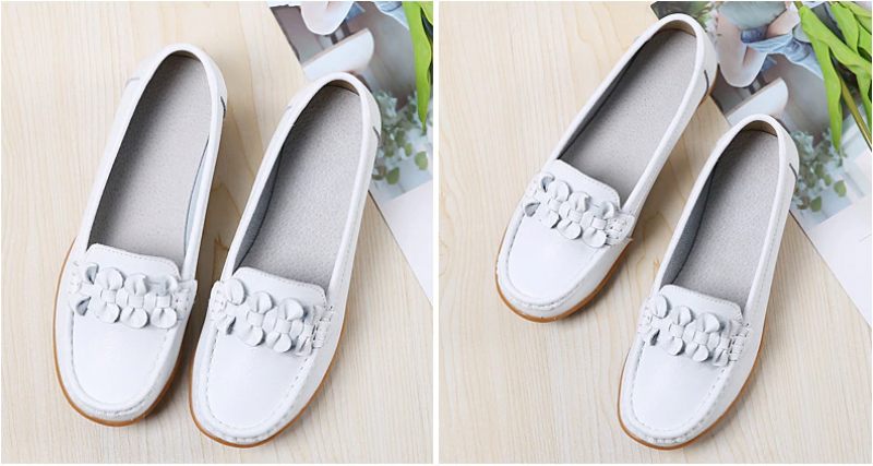 Elauris Dam Loafer Svarta Skor - Gul