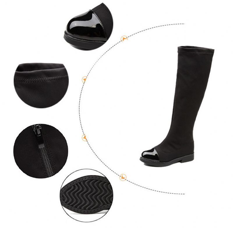 Elcida High Boot För Flickor - Svart