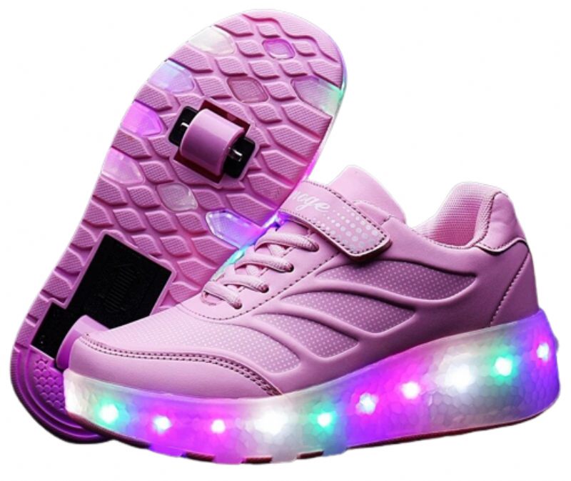 Elcira Roller Sneaker För Flickor - Rosa