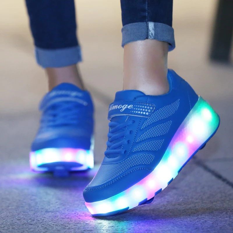 Elcira Roller Sneaker För Flickor - Rosa