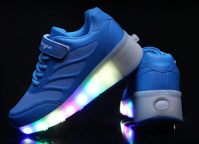 Elcira Roller Sneaker För Flickor - Rosa