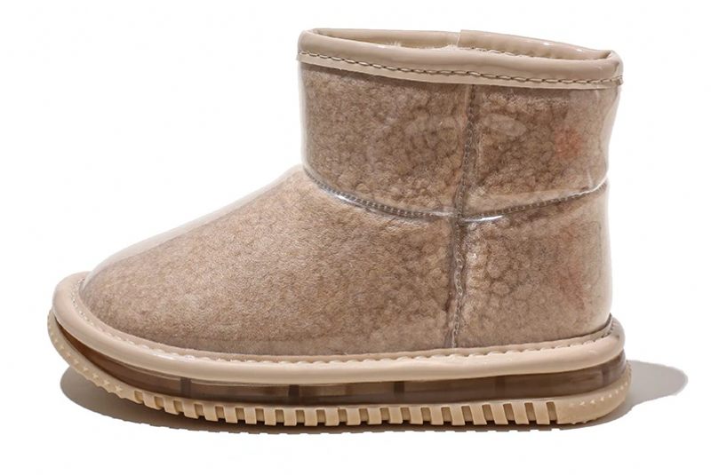 Electra Flickors Snöstövlar - Beige Päls