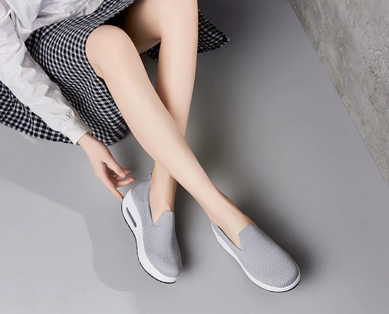 Elmira Slip-on Plattformsskor För Kvinnor - Svart