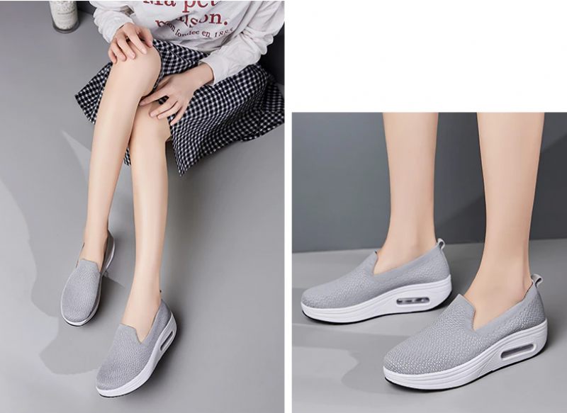 Elmira Slip-on Plattformsskor För Kvinnor - Svart