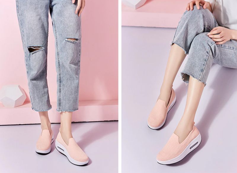 Elmira Slip-on Plattformsskor För Kvinnor - Svart