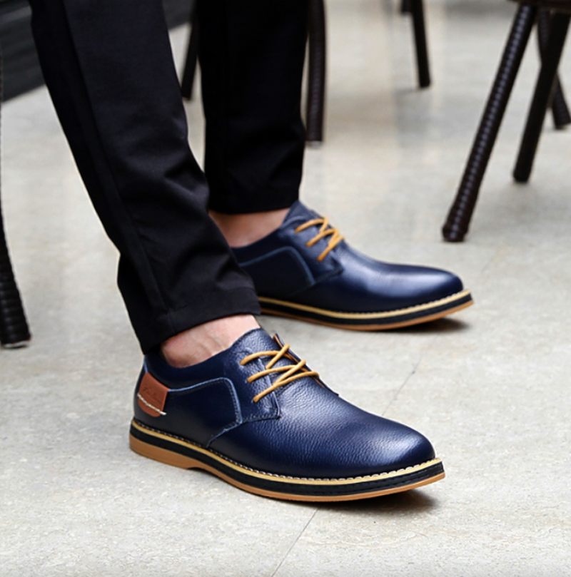 Eloi Oxfords Skor För Män - Svart