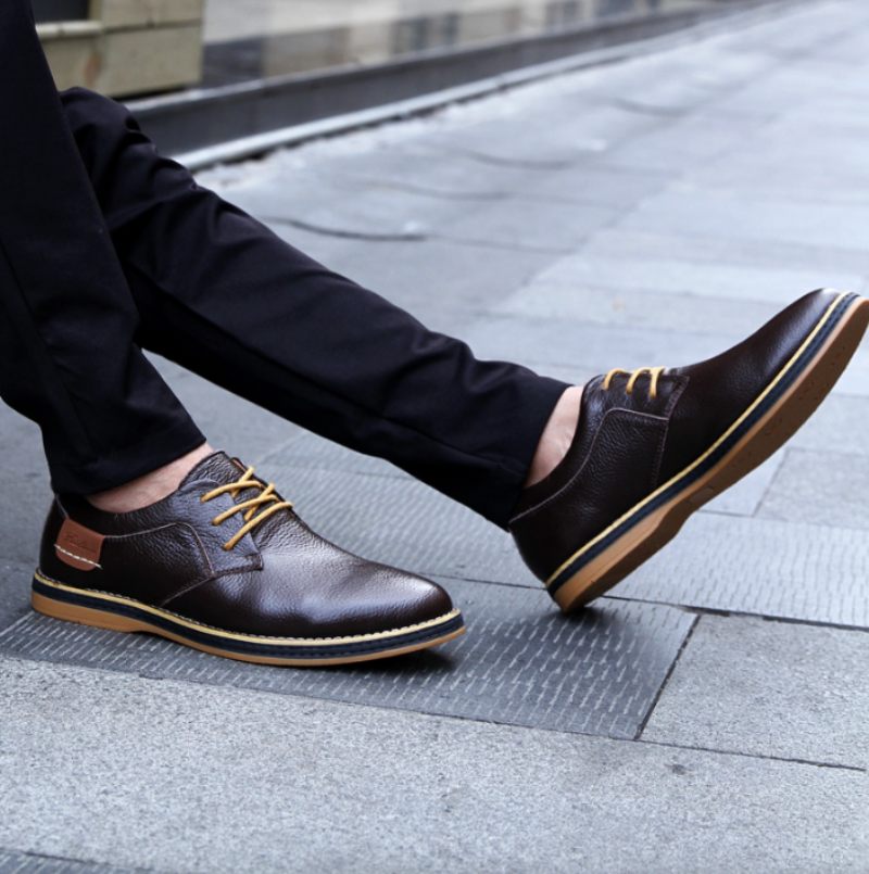 Eloi Oxfords Skor För Män - Svart
