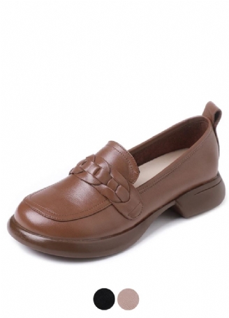Elsa Läder Loafers För Kvinnor