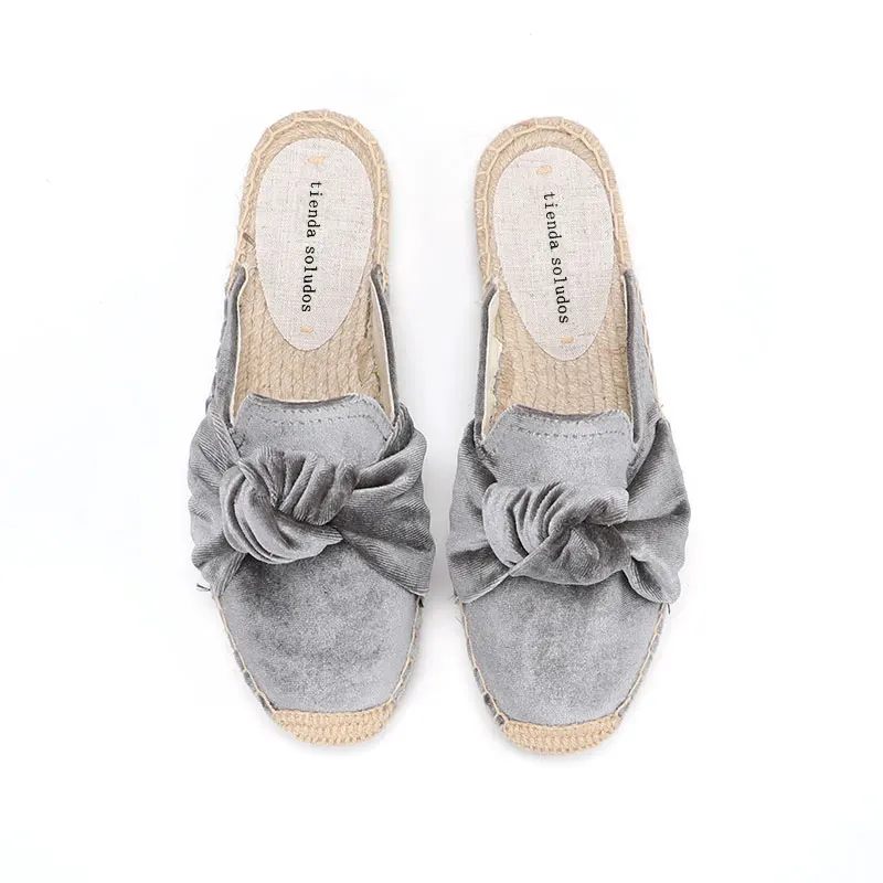 Elsa Mules Espadrilles Dam - Grå