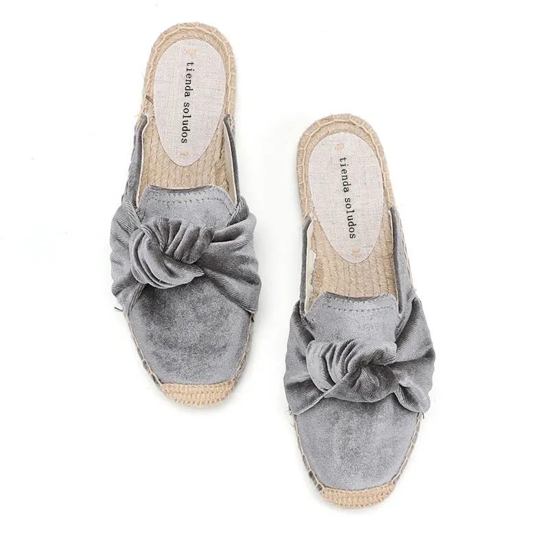 Elsa Mules Espadrilles Dam - Grå