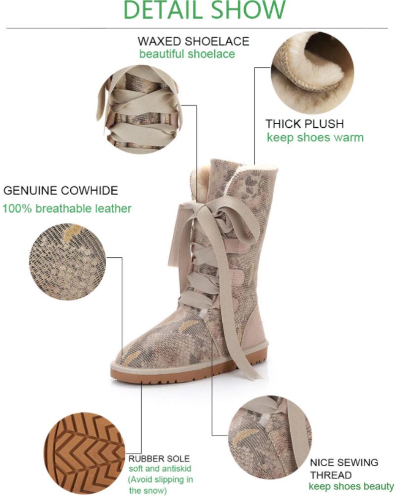 Elvia Boots Mid Calf - SANDIG