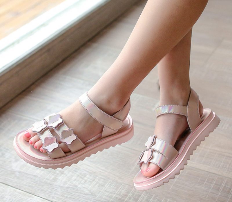 Emily Flickklänning Sandal - Rosa