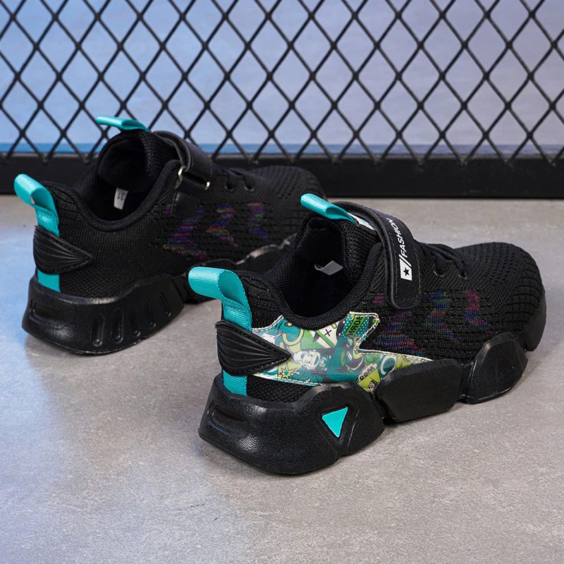 Enrique Pojkar Mode Sneaker - Svart