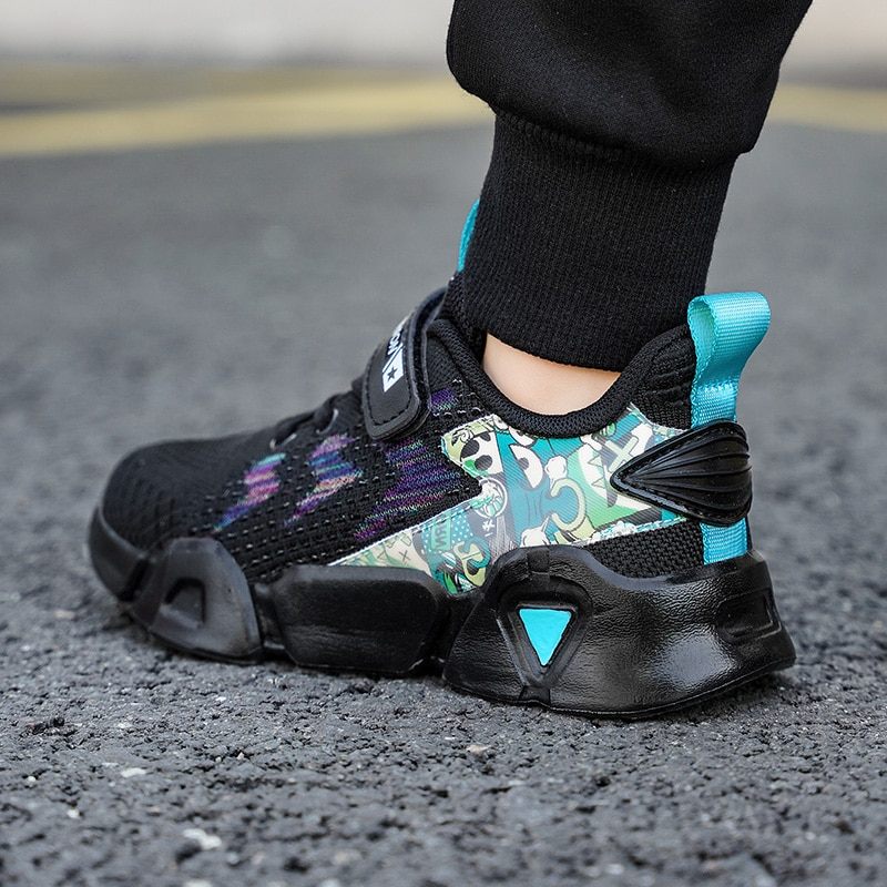 Enrique Pojkar Mode Sneaker - Svart