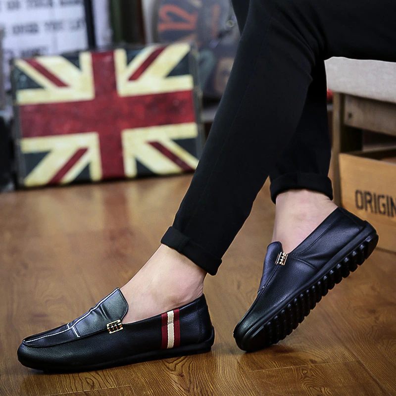 Enzo Loafers För Män Fritidsskor - Svart