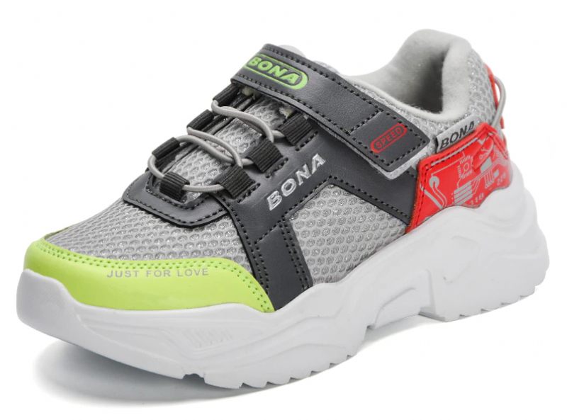 Erasmo Pojkar Mode Sneaker - Grå