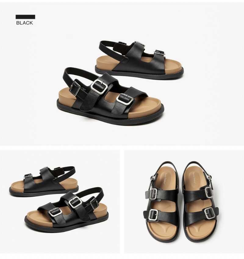 Erminia Platt Sandal För Kvinnor - Beige