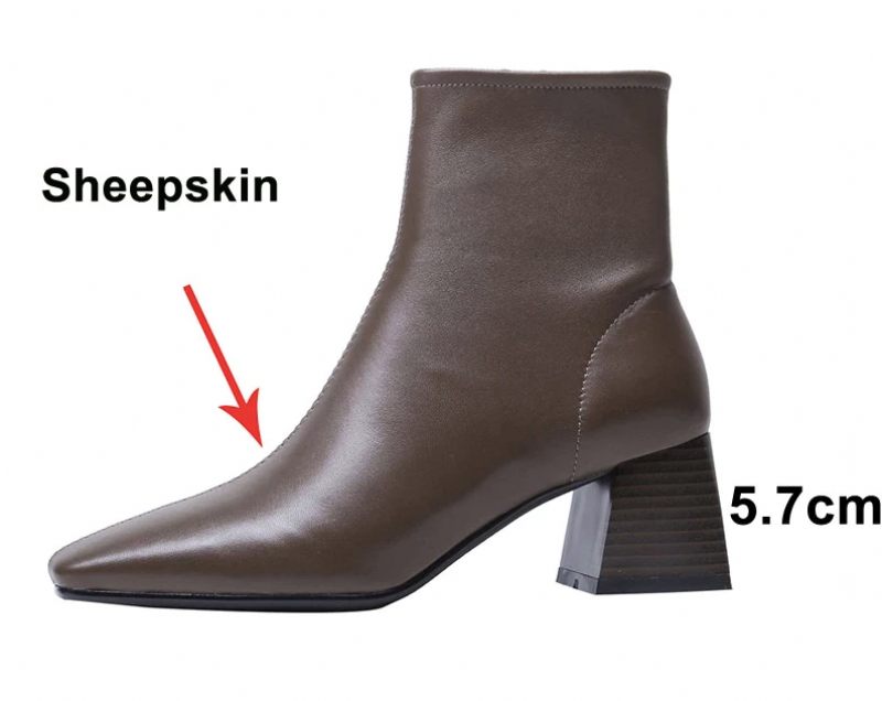 Esquivel Booties Ankelhöjd - Brun