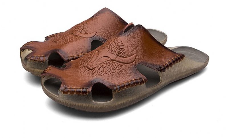 Ethan Casual Sandaler För Män - Kaffe