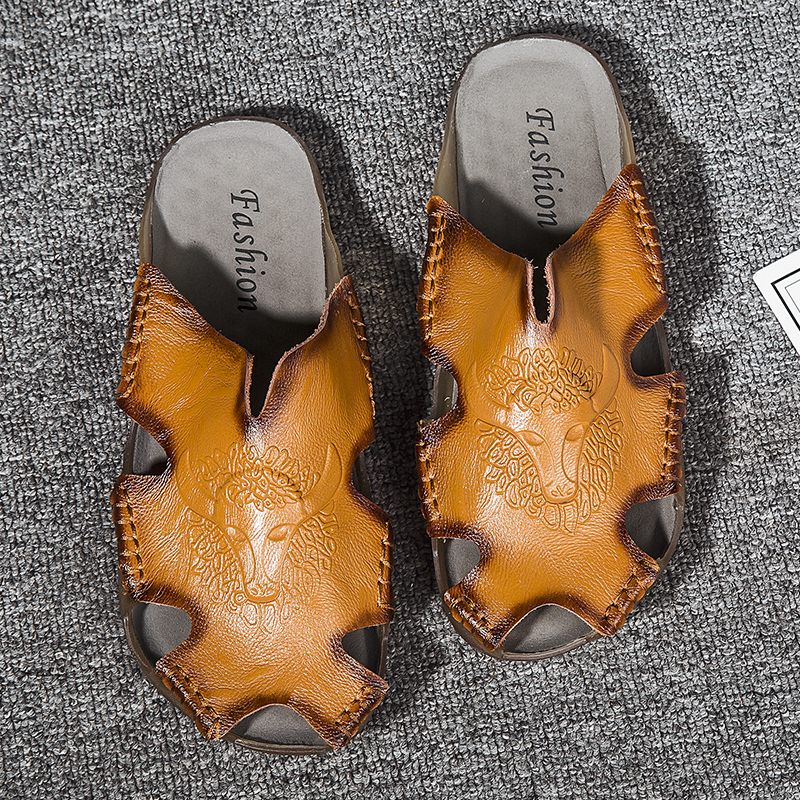 Ethan Casual Sandaler För Män - Kaffe