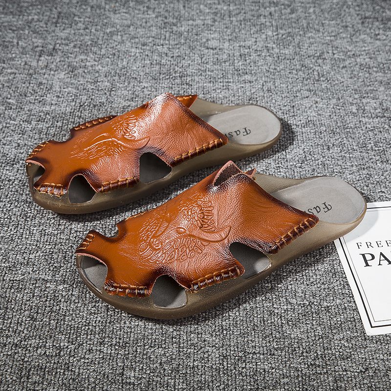 Ethan Casual Sandaler För Män - Kaffe