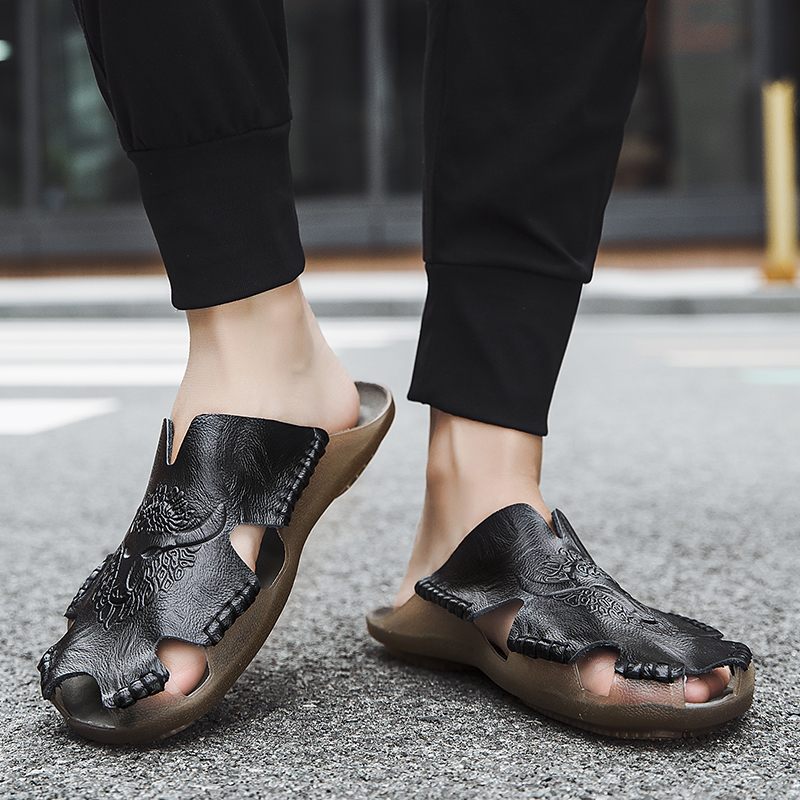 Ethan Casual Sandaler För Män - Kaffe