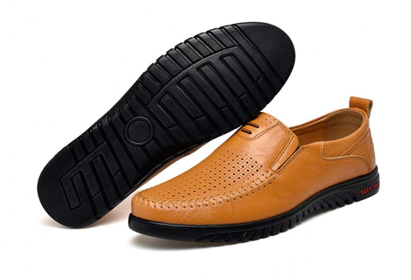 Euder Herr Loafers Fritidsskor - Orange