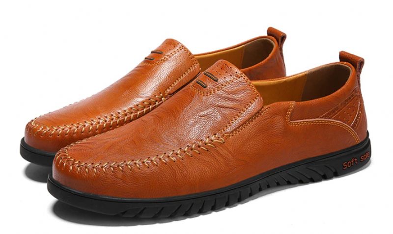 Euder Herr Loafers Fritidsskor - Orange