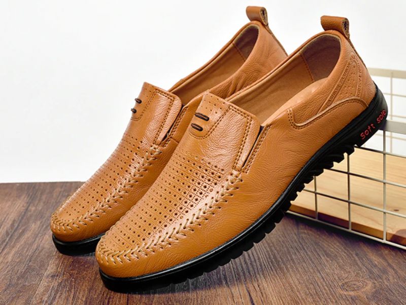 Euder Herr Loafers Fritidsskor - Orange