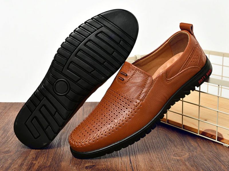 Euder Herr Loafers Fritidsskor - Orange
