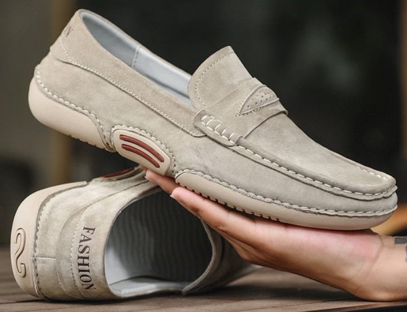 Euge Loaferskor För Män - Beige