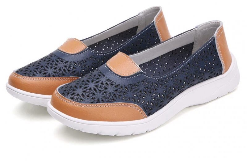 Evania Anti Slip Loafers För Kvinnor - Blå