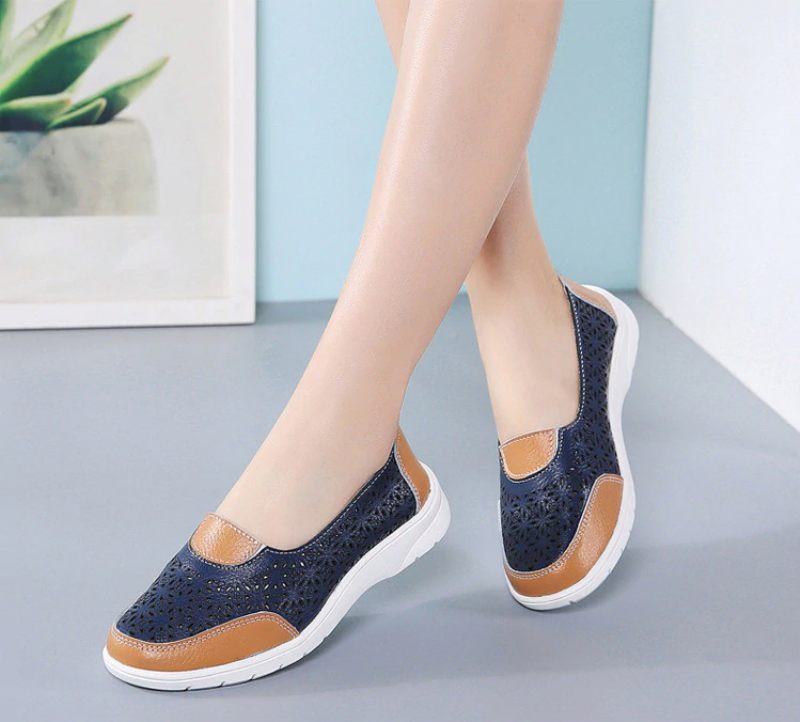 Evania Anti Slip Loafers För Kvinnor - Blå