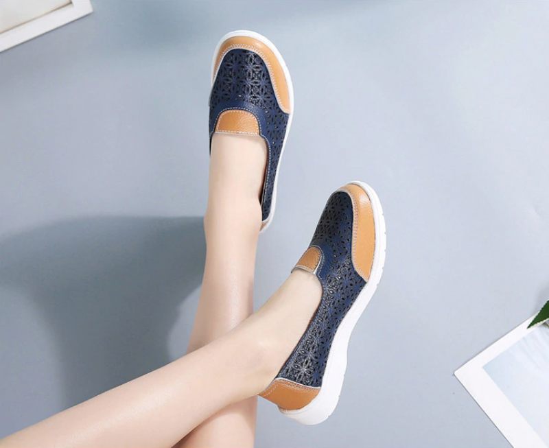 Evania Anti Slip Loafers För Kvinnor - Blå