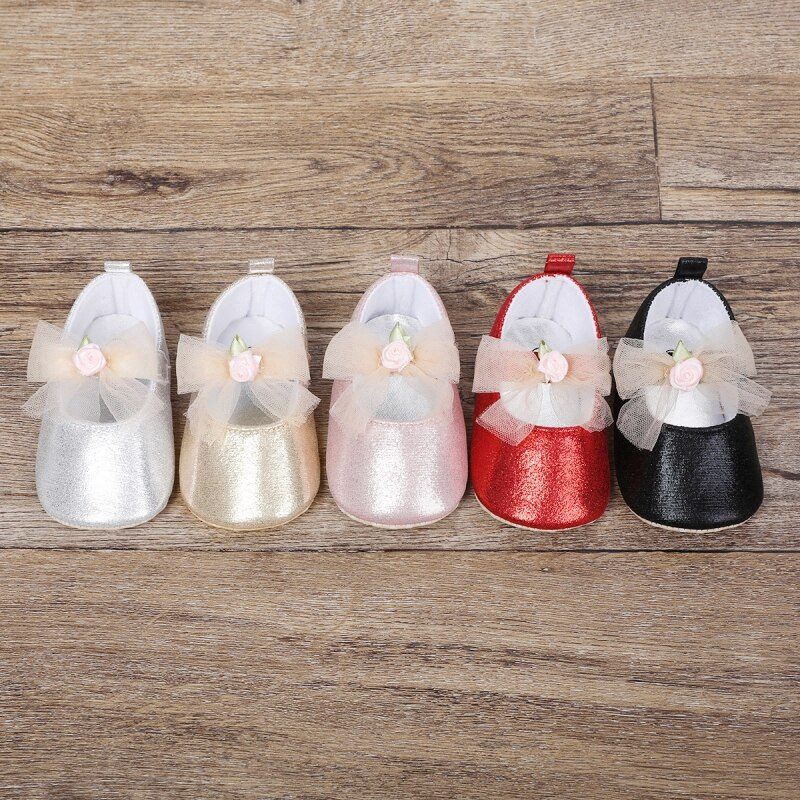 Evelin Baby Flickor Platta Skor - Silver