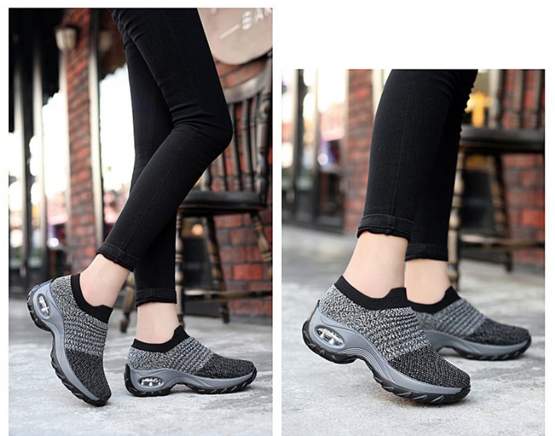 Eventuellt Grå Ljus Sneaker För Kvinnor - Grå