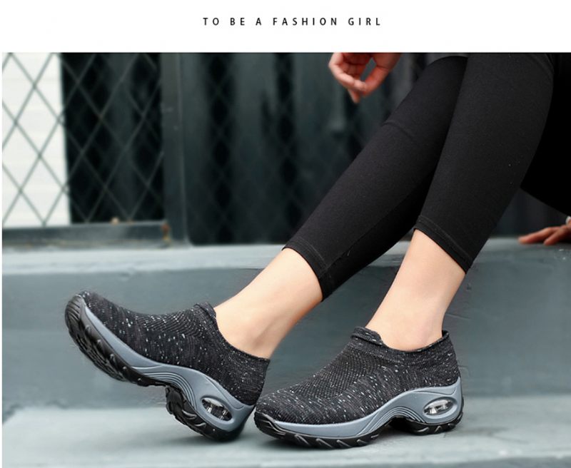 Eventuellt Grå Ljus Sneaker För Kvinnor - Grå