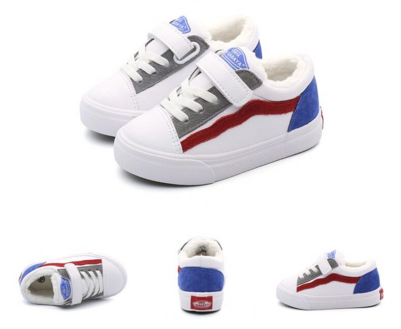 Everg Unisex Warm Sneaker För Barn - Blå