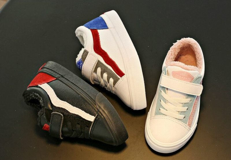 Everg Unisex Warm Sneaker För Barn - Blå