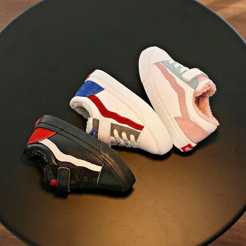 Everg Unisex Warm Sneaker För Barn - Blå