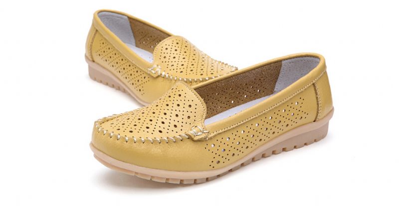 Evita Dam Loafers - Black Hollow