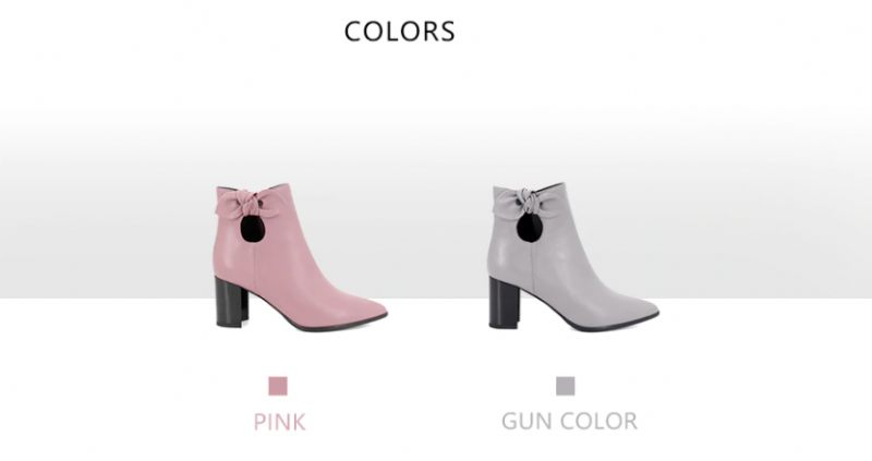 Fabiana Booties Ankellängd - Rosa färg