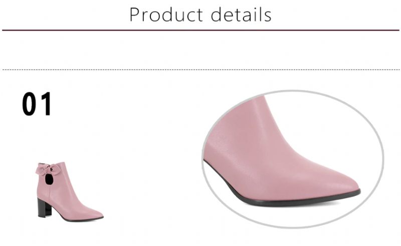 Fabiana Booties Ankellängd - Rosa färg