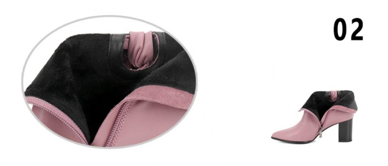 Fabiana Booties Ankellängd - Rosa färg