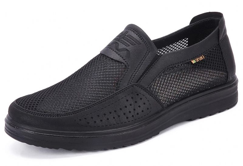 Fabiolo Loafer Fritidsskor För Män - Svart